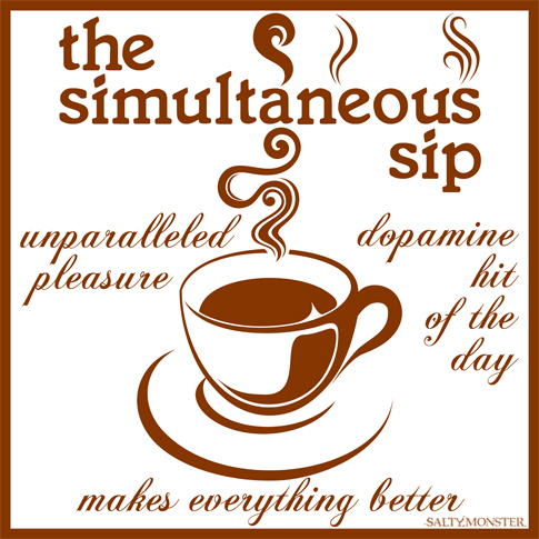 Coffee with Scott Adams Simultaneous Sip fan art Shirt, Mug, Poster